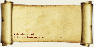 Jabuka Jakovljević vizit kartica